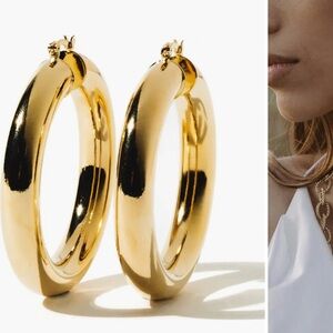 Child of Wild Aubree Large Tube Hoop Earrings